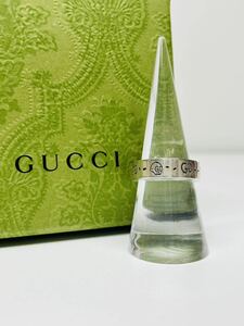 1円 スタート GUCCI ゴースト Gリング グッチ アクセサリー 指輪 リング 刻印有 GG マイクロ シルバー 925