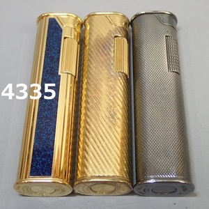 AC-4335　dunhill　ダンヒル　ローラーライター　スリム　ゴールド×ブルー　ゴールドカラー　シルバーカラー　火花OK　金張