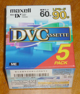 maxell MiniDV DVM60SEN.5P マクセル