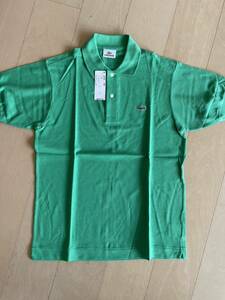 新品 ラコステ L1212 半袖ポロシャツ 日本製 サイズ3(M) ファブリカ製 パルミエ（ライトグリーン）LACOSTE