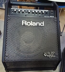 管理1148 Roland ローランド V-Drums パーソナル モニター personal monitor PM-30 動作確認済み 現状品