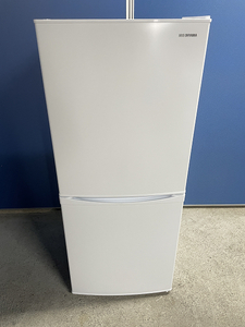 【良品】アイリスオーヤマ 2ドア冷蔵庫 IRSD-14A-W 2022年製 通電確認済み シンプルかつスタイリッシュ。 幅50cmのスリムボディ