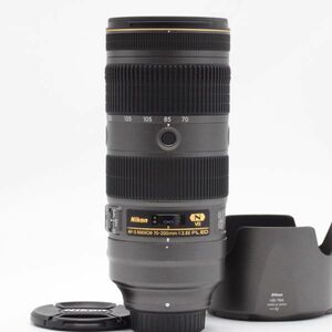 【新品級】 Nikon AF-S NIKKOR 70-200mm F2.8E FL ED VR 100周年記念モデル メタリックグレー ニコン #2697