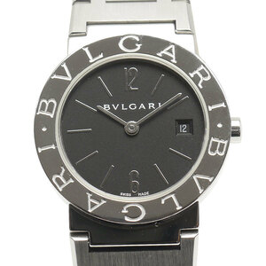 ブルガリ BVLGARI ブルガリブルガリ BB26SS レディース クオーツ 黒文字盤