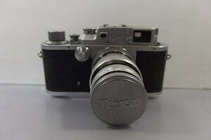 ◆ロシア製(旧ソ連製) 一眼レフカメラ(フィルムカメラ) ZOPKUU-3(ゾルキー3) ライカマウント レンズ(Canon(キヤノン) 100mm f:3.5)付