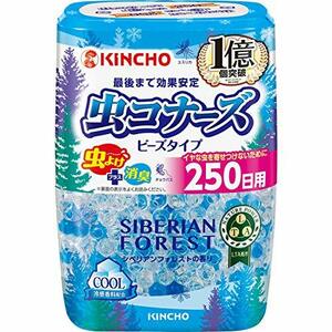 虫コナーズ ビーズタイプ 250日用 シベリアンフォレストの香り (虫除け・消臭・芳香) 置き型