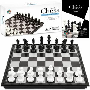 Mサイズ 【36pルール＆戦略ブック付】 チェス Chess セット 3サイズ 盤 set ボード マグネット JEMHOP Mサ