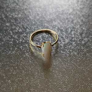 宝石質エチオピア産オパール9号　リング指輪ジュエリーパワーストーン原石宝石925アクセサリー