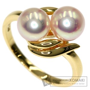 MIKIMOTO ミキモト パール 真珠 リング・指輪 K18イエローゴールド レディース 中古