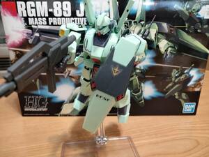 HG【逆襲のシャア】RGM-89 ジェガン　墨入れ　部分塗装　1/144 機動戦士ガンダム　ガンプラ