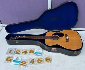 Hotaka acoustic guitar 中古品　※　T. Okabe　【　HF １２ ：L＝100CM、ネック　L＝45cm、重量　約1700ｇ：Ｍade IN JAPAN　】※