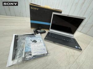 Sony VAIO VGN-FZ90HS ノートパソコン Vista Home Basic 通電確認 未初期化 15.4型ワイド 取説 Core2 DUO 120GB メモリー1GB 即日配送