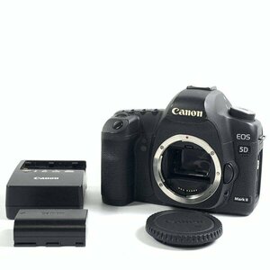 Canon キヤノン EOS 5D MarkⅡ DS126201 デジタル一眼レフカメラ 充電器/バッテリー/マウントキャップ付き●現状品【TB】