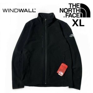 1円～!売切!【正規新品】THE NORTH FACE◆STRETCH SOFT SHELL JACKET トラックジャケット US限定 撥水 ハーフドームロゴ(XL)黒 180915-50