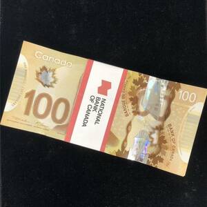【外国紙幣】カナダ/canada カナダドル/CAD 100ドル×100枚/10000ドル F