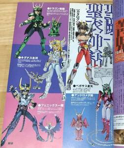 2006年刊ムック本 聖闘士星矢生誕20周年特別企画号 旧玩具COLLECTION（聖闘士聖衣大系／セイントクロス）