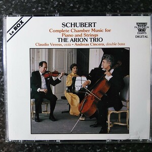 j（USA盤 4CD）アリオン・トリオ　シューベルト　ピアノと弦楽器のための作品全集 The Arion Trio Schubert Piano and Strings
