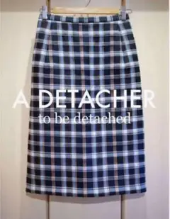 A DETACHER アメリカ製 チェック柄 スカート 4