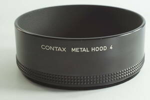 ふーど031★送料無料 キレイ★86mm CONTAX METAL HOOD 4 コンタックス フード リング