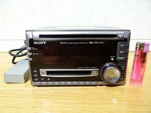 希少 ビンテージ 日本製 SONY ソニー WX-C800MD CD&MDデッキ カーステレオ 旧車 当時物 現状