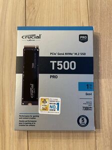 新品未開封品　Crucial T500 1TB PCIe Gen4 NVMe M.2 SSD　送料無料