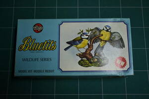 Qn726 絶版 AIRFIX 1:1 MODEL KIT BLUETITS BRITISH BIRDS WILDLIFE SERIES vintage rare 英国製 エアフィックス アオガラ 模型 稀少 