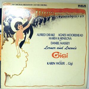 【検聴合格】1973年・稀少盤！美盤！Karin Wolfe「USA盤：オリジナル・ブロードウェイ・キャスト GIGI」【LP】