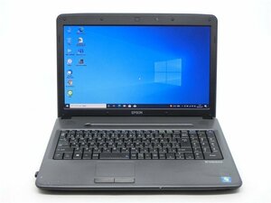 中古/15.6型/ノートPC/Windows10/爆速新品SSD256/8GB/3世代i5/EPSON　NJ3700　MS office2021搭載　新品無線マウス