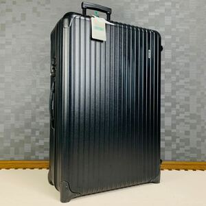 【美品】RIMOWA リモワ SALSA サルサ 最大容量 104L 2輪 TSAロック マットブラック 艶消し黒色 トランク XL スーツケース キャリーバッグ