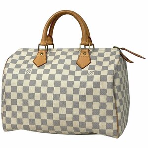 【在庫一掃】 ルイ・ヴィトン Louis Vuitton スピーディ 30 ボストンバッグ 通勤 ハンドバッグ ダミエアズール ホワイト N41533 【中古】