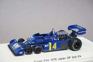 Reve Collection レーヴコレクション 1/43 Tyrrell ティレル P34 Japan GP 2nd 1976 #4 R70027
