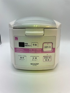 【中古品】SHARP シャープ3合炊き炊飯器 KS-H5E6-KP 2010年製 動作確認済み