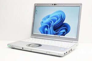 1円スタート ノートパソコン Windows11 Panasonic レッツノート CF-SV7 DVDマルチ 第8世代 Core i5 SSD256GB メモリ8GB Windows10 カメラ