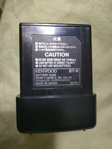 ケンウッドハンディ機用乾電池ケースBT-9バッテリーケースTH-22/TH-42/TH-55/TH-79/TH-89