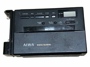 【通電確認済】 AIWA アイワ HS-F50 ステレオカセットレコーダー ジャンク