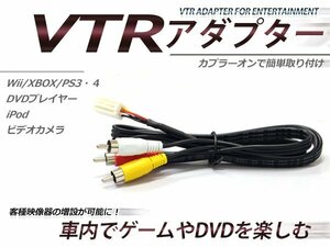 トヨタ ディーラーオプションナビ NHDN-W55G HDDナビゲーションシステム 外部入力 VTR アダプター RCA変換