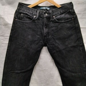 リー　LEE Lee 5pk black DENIM Jeansブラック　ジーンズ 黒　30 ストレート　ブラックジーンズ　black jeans メキシコ製　usa企画　