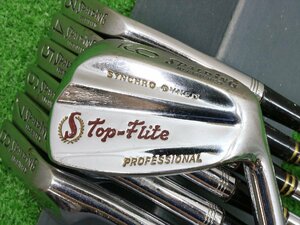 ◇SPALDING　Top-Flite　トップフライト　PROFESSIONAL　アイアン　♯3～♯9　計7本セット　フレックス/MEDIUM◇24-04-F89