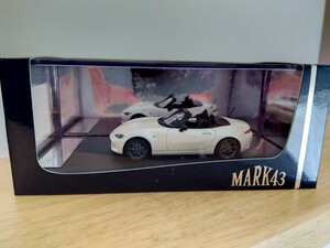 MARK43 マツダ ロードスターRS ND5RC(クリスタルホワイトパールマイカ)1/43 ミニカー 送料無料