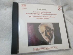 Naxos //バルトーク：管弦楽のための協奏曲 /弦楽器、打楽器とチェレスタの音楽【CD】アレクサンダー・ラハバリ（指揮）ベルギー放送フィル