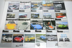 PORSCHE Rennsport レンシュポルト No.01～21 21冊セット 抜けなし ポルシェ 雑誌 専門誌 911 997 GT2 GT3 ケイマン