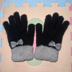 【即決】キッズ女の子用とっても可愛い手袋 防寒 グローブ