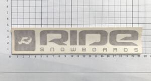 RIDE SNOWBOARDS GOLD DIECUTステッカー ライド スノーボードゴールド 切り抜きステッカー