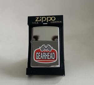 ◆ビンテージ GEARHEAD magazine Zippo ライター ジッポー ギアヘッド マガジン 未使用品 検 Hot Rod ロカビリー ガレージパンク