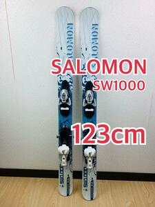 サロモン 123cm sw1000 ショートスキー　ビンディング 板　スキー板 ＃564711