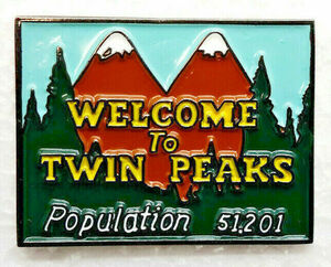 ツインピークス WELCOME TO TWIN PEAKS ピンバッジ