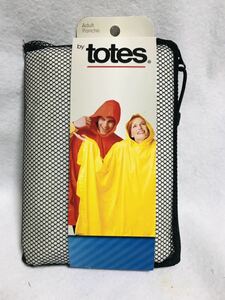 totes サイドスナップ付きトートバッグフード付きプルオーバーレインポンチョ/ホワイト/フリーサイズ