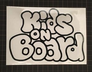 ☆キッズオンボード ステッカー １５色『Kids on board』 typeA☆