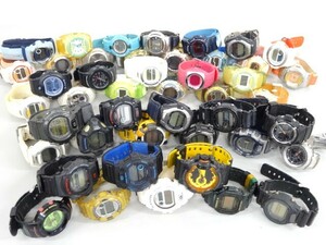 ジャンク 45品セット まとめて CASIO カシオ G-SHOCK Baby-G GA-400BY DW-5600R AW-582SC G-7900MS DW-9200K DW-6697他 腕時計