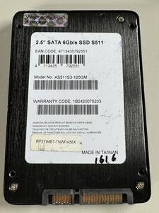  ADATA SSD 120GB【動作確認済み】1616